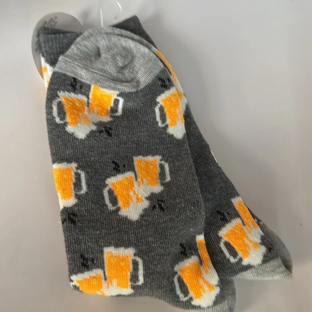Men's Grey #1 Dad Socks